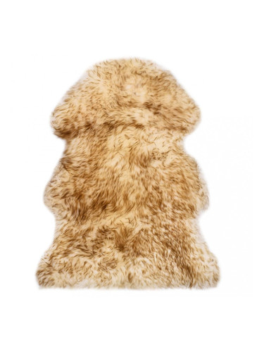 Sonata Килим от овча кожа, 60х90 см, кафяв меланж