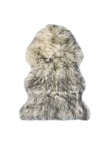 Sonata Килим от овча кожа, 60х90 см, тъмносив меланж