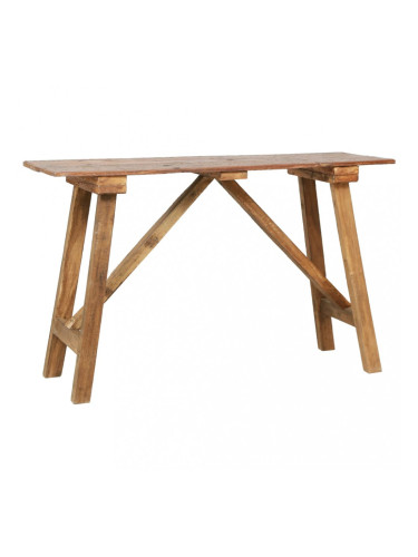 Sonata Конзолна маса, 130x40x80 см, регенерирано дърво масив