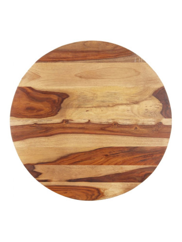 Sonata Плот за маса, шишамово дърво масив, кръгъл, 25-27 мм, 60 cм