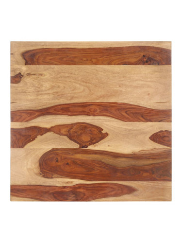 Sonata Плот за маса, шишамово дърво масив, 25-27 мм, 60x60 cм