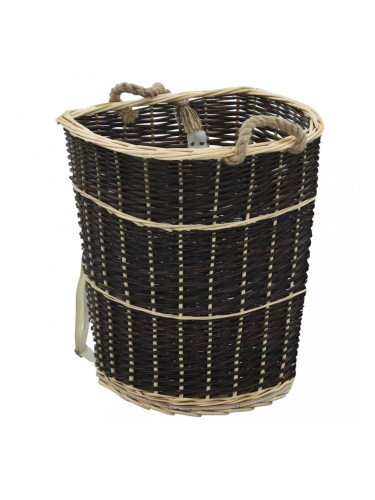 Sonata Раница за дърва за огрев с презрамки, 57x51x69 см, върба