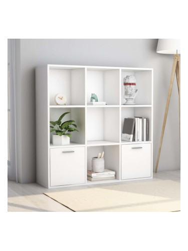 Sonata Библиотека, бяла, 98x30x98 см, ПДЧ