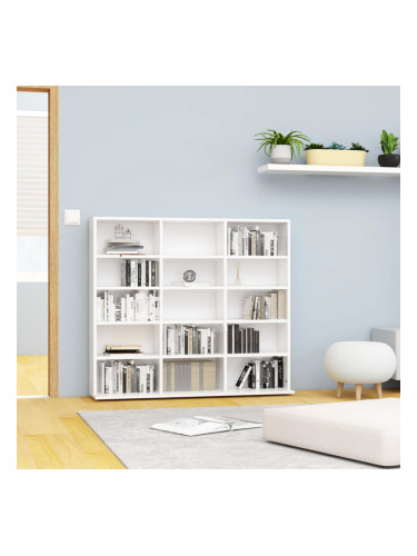 Sonata CD шкаф, бял гланц, 102x16x89,5 см, ПДЧ