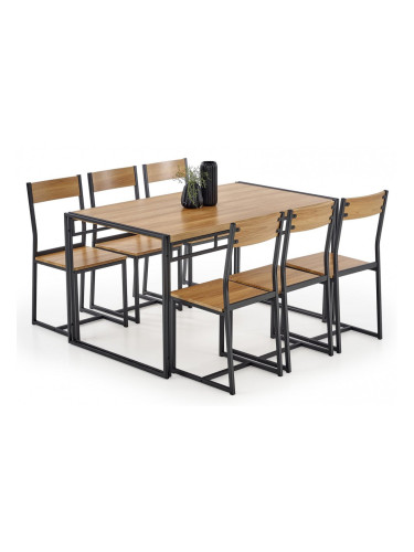 Трапезен комплект BM-Bolivar 1 - маса + 6 стола