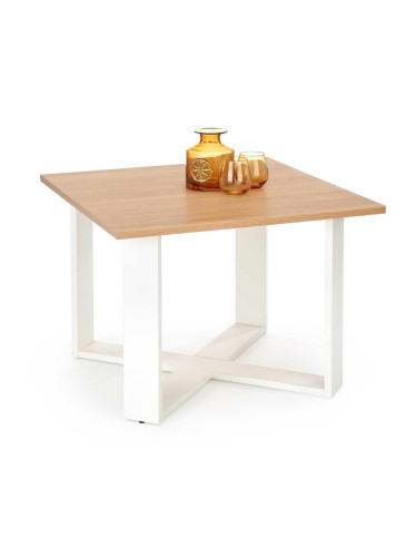 Помощна маса BM-Cross 1, неръждаема стомана, бял мат