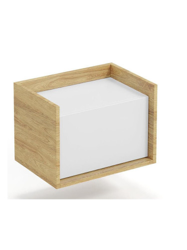 Нисък Стенен Шкаф BM-Mobius 1D, бял