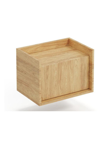 Нисък Стенен Шкаф BM-Mobius 1D, естесвен дъб