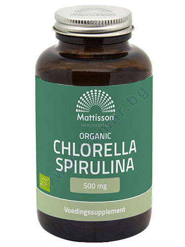 МАТИСЪН ХЛОРЕЛА И СПИРУЛИНА таблетки 500 мг * 240