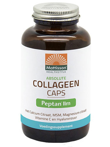 МАТИСЪН КОЛАГЕН ГОВЕЖДИ ТИП II С КАЛЦИЙ, МАГНЕЗИЙ, ВИТАМИН C И ХИАЛУРОНОВА КИСЕЛИНА капсули * 180