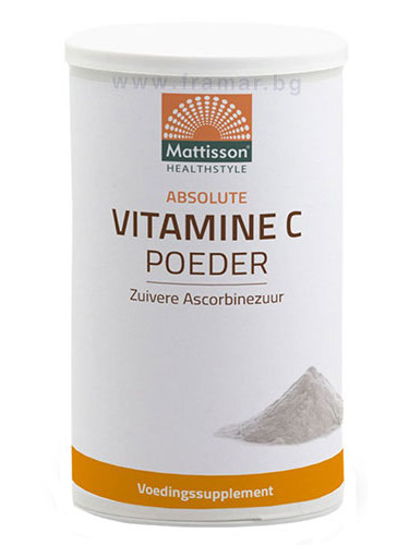 МАТИСЪН ВИТАМИН C (АСКОРБИНОВА КИСЕЛИНА) прах 350 г