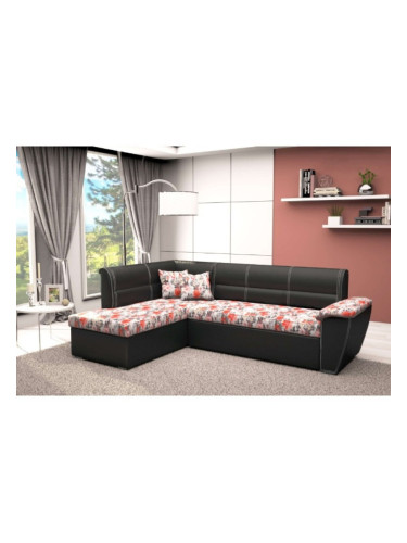 Ъглов диван Sonata-dst, лукс дамаска