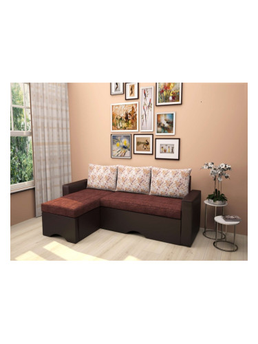 Ъглов диван Lorenco-dst, промо дамаска