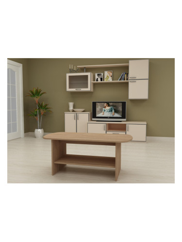 Холна маса Elipsa-dst, дъб амбер