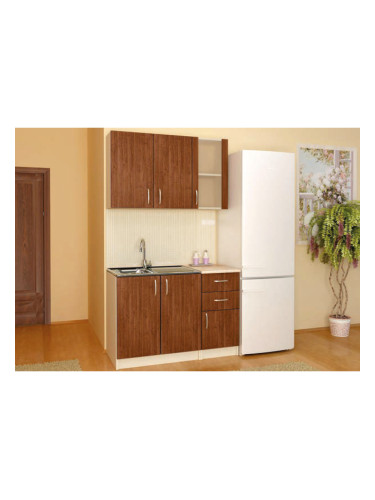 Кухня K 5-dst, венге и бежово