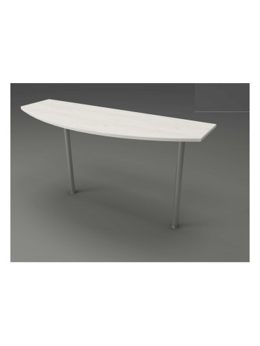 Офис модул-дъговиден плот OM 13-dst, бял дъб