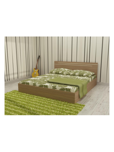 Спалня за матрак 164/190 Kiara-dst, дъб амбер