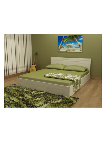 Спалня за матрак 164/190 Kiara-dst, бял дъб