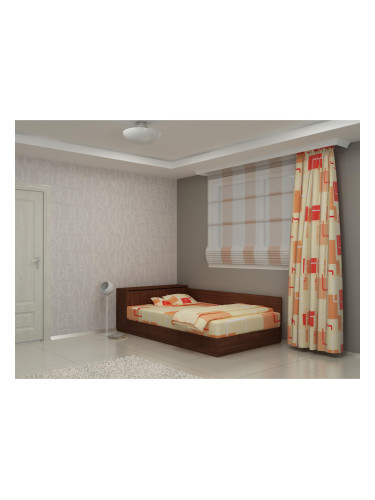 Легло за матрак 120/190 Prista-dst, венге