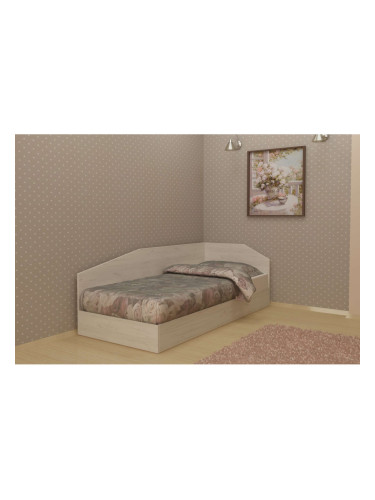 Легло за матрак 82/190 Ani-dst, бял дъб