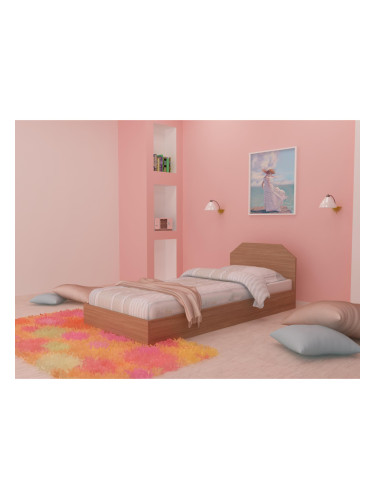 Легло за матрак 82/190 Moni-dst, дъб амбер