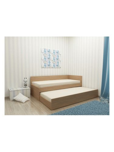 Детско легло сандвич за матраци-dst 82/190, дъб амбер