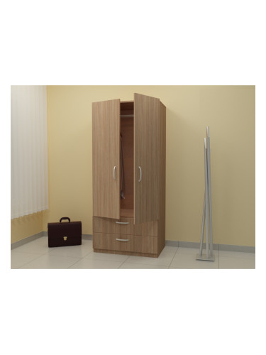 Двукрилен гардероб G 3-dst, дъб амбер