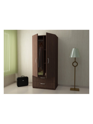 Двукрилен гардероб G 4-dst, венге