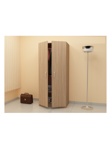 Двукрилен гардероб G 1-dst, дъб амбер