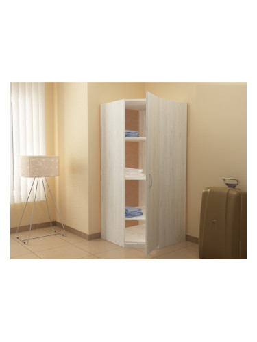 Ъглов гардероб G 5-dst, бял дъб