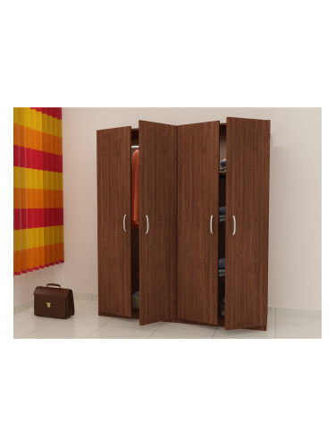 Четирикрилен гардероб G 17-dst, венге