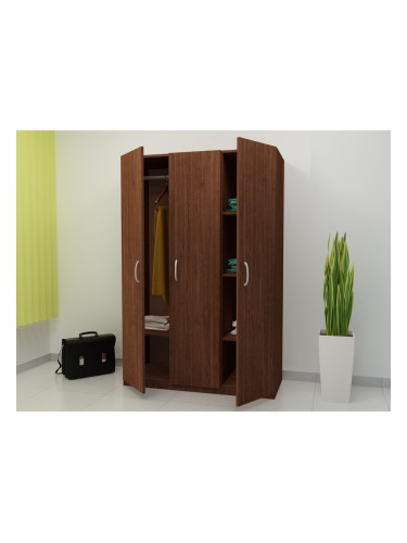 Трикрилен гардероб G 11-dst, венге