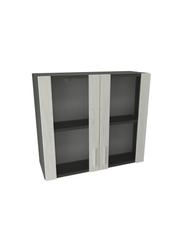 Кухненски модул MK-6 dst, 700/800/300, антрацид и бял дъб