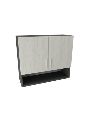 Кухненски модул MK-9 dst, 700/800/300, антрацид и бял дъб