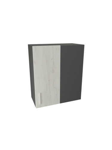 Кухненски модул MK-19 dst, 700/600/300, антрацид и бял дъб