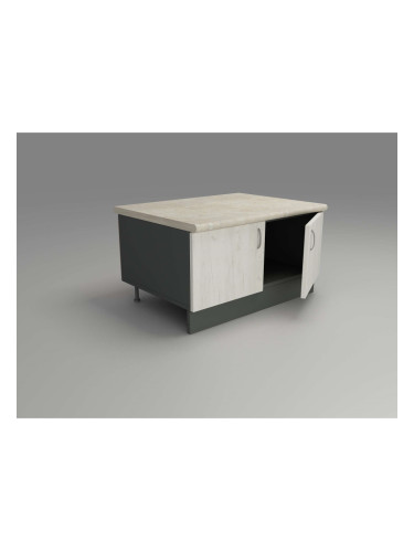 Кухненски модул MK-55 dst, 450/600/600-480, антрацид и бял дъб