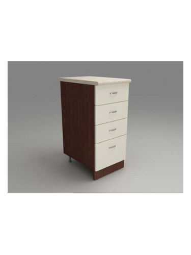 Кухненски модул MK-43 dst,  900/400/600-480, венге и бежово