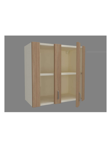 Кухненски модул MK-6 dst, 700/600/300, бежово и дъб амбер