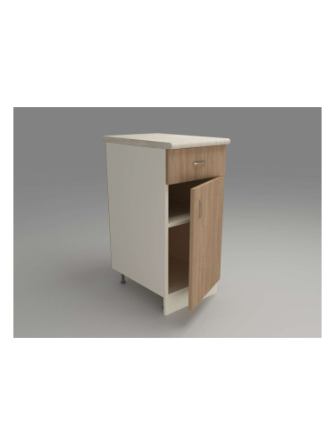 Кухненски модул MK-41 dst, 900/400/600-480, бежово и дъб амбер