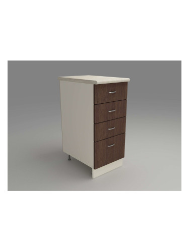 Кухненски модул MK-43 dst, 900/400/600-480, бежово и венге