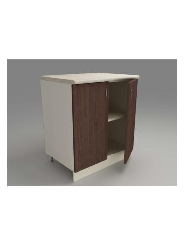 Кухненски модул MK-46 dst, 900/600/600-480, бежово и венге