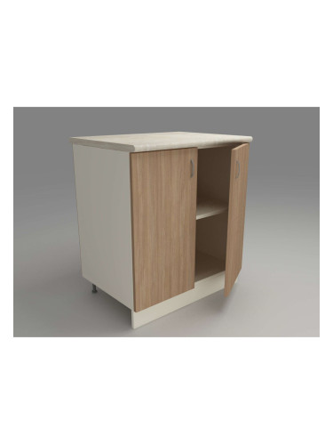 Кухненски модул MK-46 dst, 900/650/600-480, бежово и дъб амбер