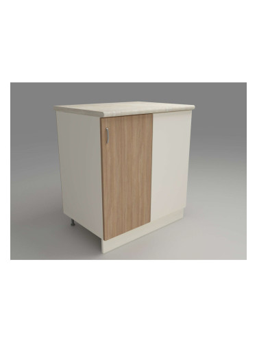 Кухненски модул MK-48 dst, 900/900/600-480 бежово и дъб амбер