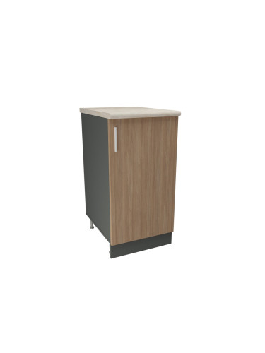 Кухненски модул MK-40 dst, 900/400/600-480, антрацит и дъб амбер