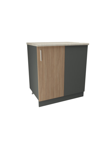 Кухненски модул MK-48 dst, 900/900/600-480, антрацит и дъб амбер