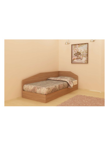 Легло за матрак 120/190 Krisi-dst, дъб амбер