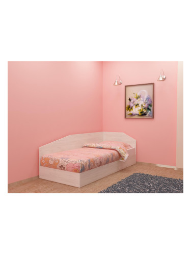 Легло за матрак 120/190 Krisi-dst, бял дъб