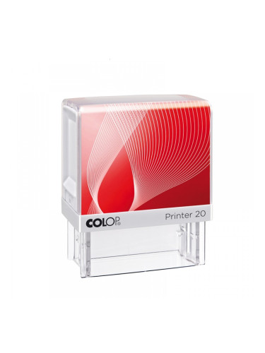 Colop Печат Printer 20, правоъгълен, 14 x 38 mm, син