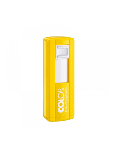 Colop Печат Pocket Stamp Plus 20, джобен, 14 x 38 mm, жълт