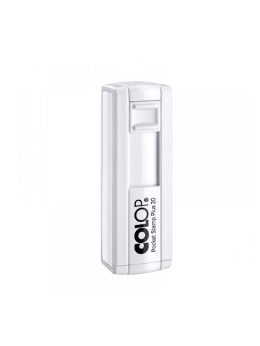 Colop Печат Pocket Stamp Plus 20, джобен, 14 x 38 mm, бял